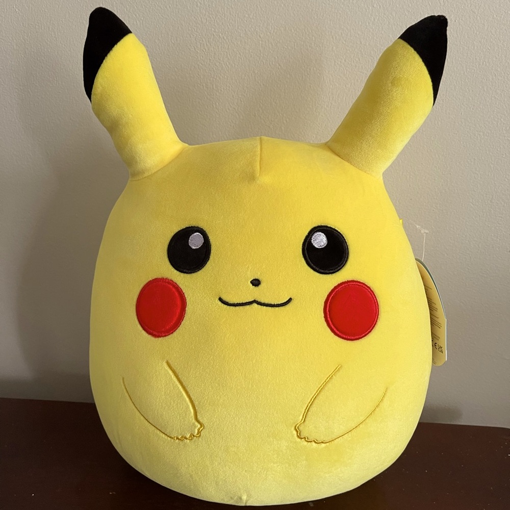 Pokémon Pikachu Squishmallow 10” Rare plush super soft authentic NWT